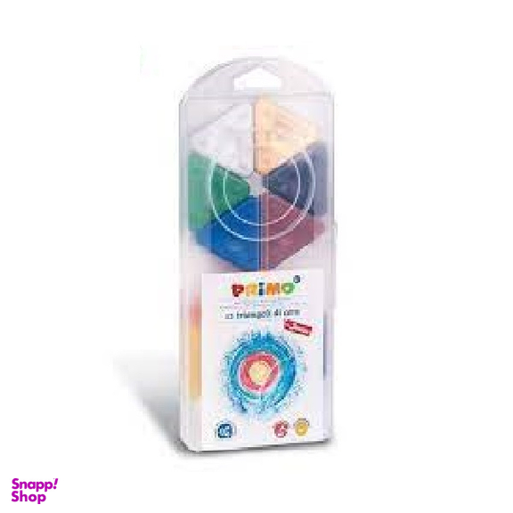 مداد شمعی پریمو (Primo) کد مثلثی 12 رنگ کد 073TRI12AP