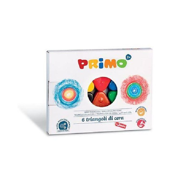 مداد شمعی پریمو (Primo) کد مثلثی 6 رنگ کد 074TRI6