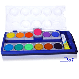 آبرنگ پلیکان (Pelikan) بسته 12 رنگ پالت دار