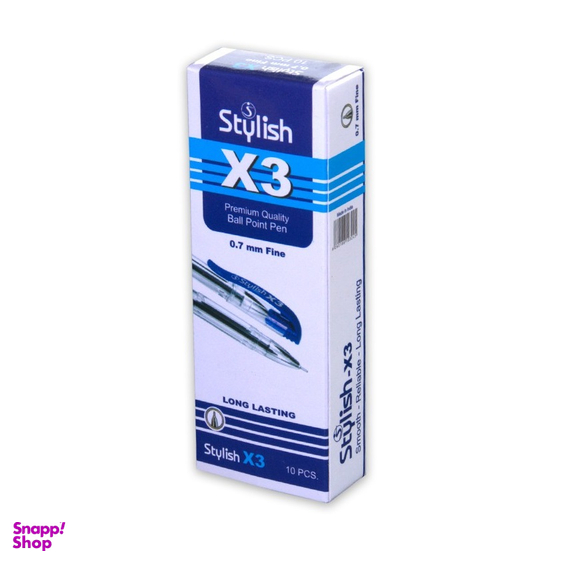 خودکار استایلیش (stylish) مدل X3 رنگ آبی