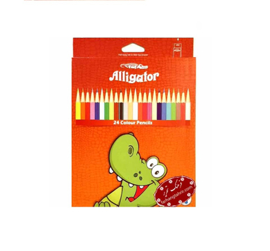 مدادرنگی سوسمار (Alligator) 24 رنگ مقوایی