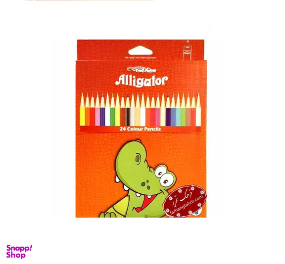 مدادرنگی سوسمار (Alligator) 24 رنگ مقوایی