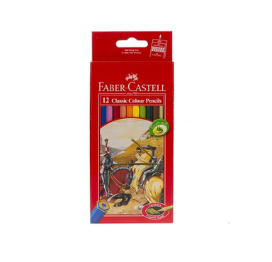 مدادرنگی فابرکاستل (faber-castell) 12 رنگ مقوایی