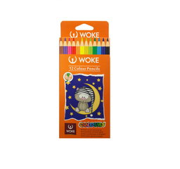 مدادرنگی ووک (woke) 12 رنگ مقوایی