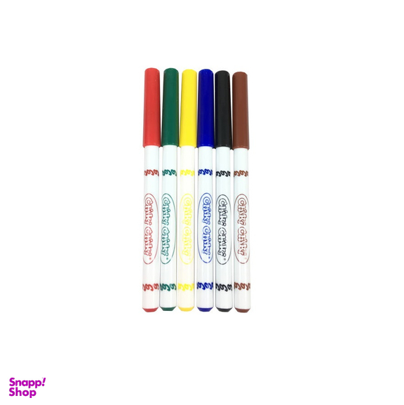 ماژیک نقاشی 6 رنگ چیکی چیکی (chiki chiki)