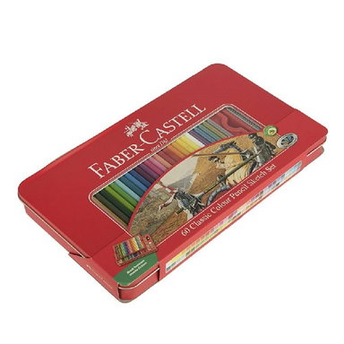 مداد رنگی 60 رنگ فابر کستل (Faber-Castell) جعبه فلزی