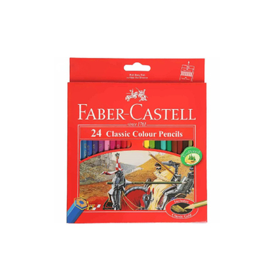 مداد رنگی 24 رنگ فابر کستل (Faber-Castell) جعبه مقوایی