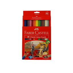 مداد رنگی 48 رنگ فابر کستل (Faber-Castell) جعبه مقوایی