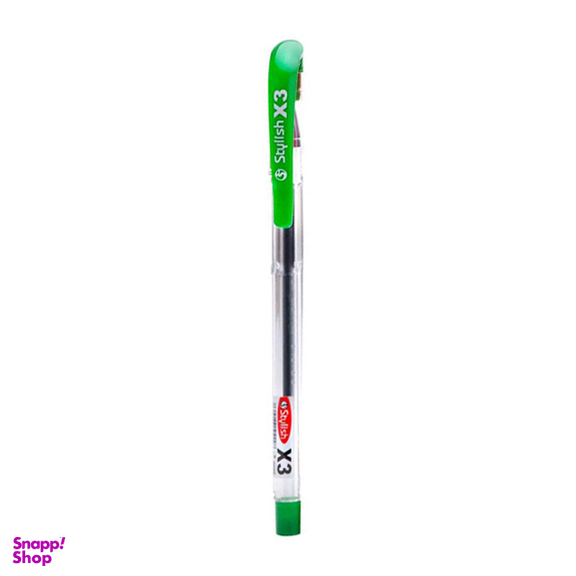 خودکار سبز استایلیش (Stylish) مدل X3 رنگ سبز