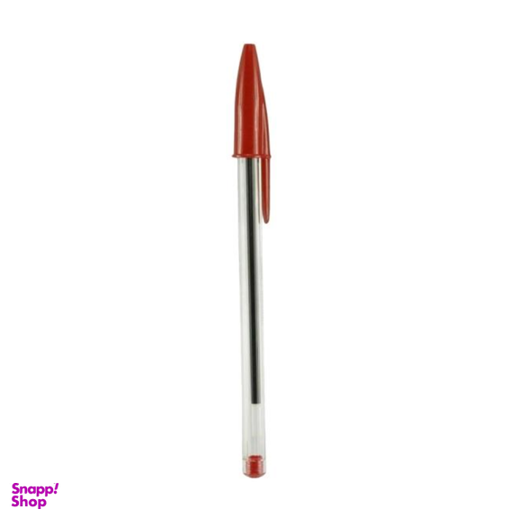 خودکار بیک (Bic) سری 1.0 مدل کریستال بسته 4 عددی رنگ قرمز