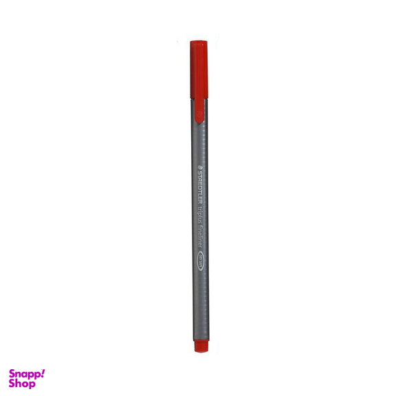 روان نویس استدلر (Staedtler) مدل Triplus Fineliner رنگ قرمز