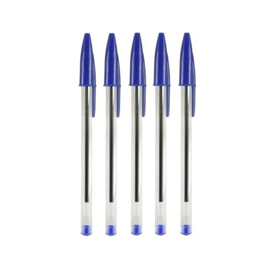 خودکار 1.0 بیک (Bic) مدل کریستال رنگ آبی بسته 4 عددی