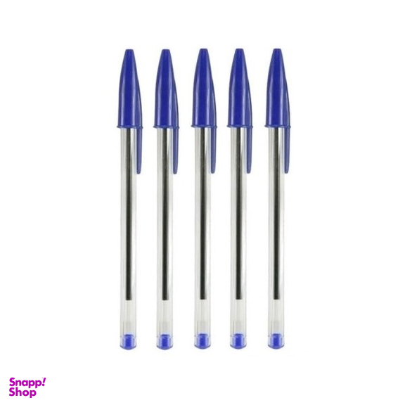 خودکار 1.0 بیک (Bic) مدل کریستال رنگ آبی بسته 4 عددی