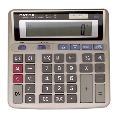 ماشین حساب کاتیگا (Catiga) مدل CD-2333-12RP