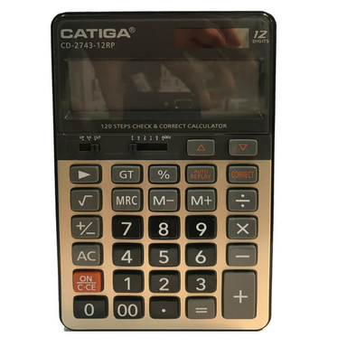 ماشین حساب کاتیگا (Catiga) مدل CD-2743-12RP کد 143902