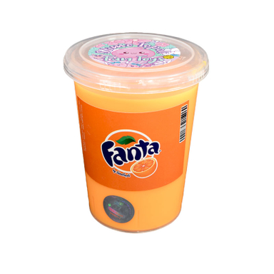 ژل بازی واتر اسلایم تپلی (Slime Topoli) مدل نوشابه فانتا پرتقالی وزن 550 گرم