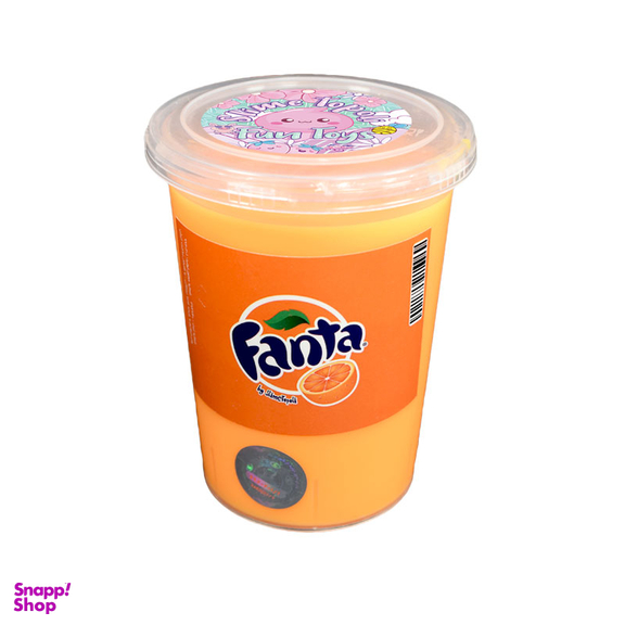 ژل بازی واتر اسلایم تپلی (Slime Topoli) مدل نوشابه فانتا پرتقالی وزن 550 گرم