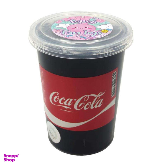 ژل بازی واتر اسلایم تپلی (Slime Topoli) مدل نوشابه کوکا کولا وزن 550 گرم
