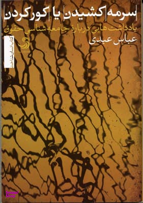 کتاب سرمه کشیدن یا کور کردن اثر عباس عبدی انتشارات تیسا