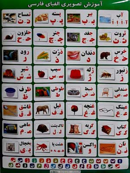 پوستر آموزشی الفبای فارسی