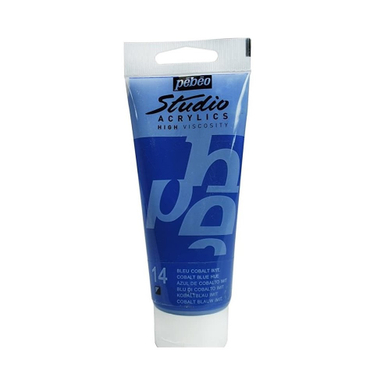 رنگ اکریلیک پبیو (Pebeo) مدل studio شماره 14 opaque cobalt blue hue حجم 100 میلی لیتز