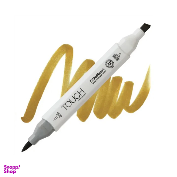 ماژیک تاچ (Touch) بدنه سفید شماره Br101 Yellow Ochre