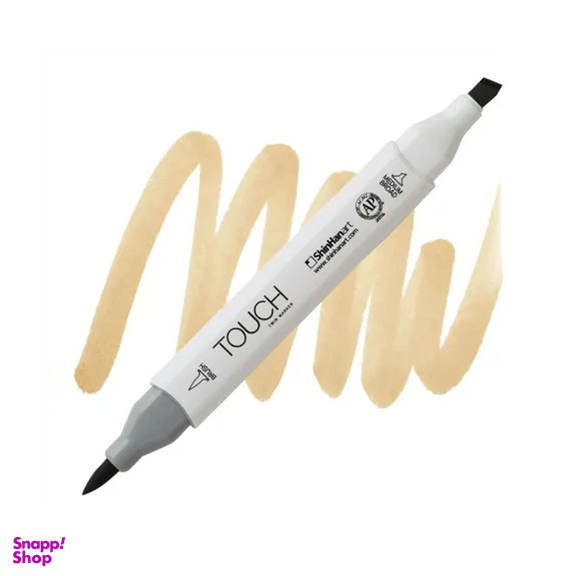 ماژیک تاچ (Touch) بدنه سفید شماره Br114 Pale Camel