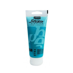 رنگ اکریلیک پبیو (Pebeo) مدل studio شماره 358 iridescent green blue حجم 100 میلی لیتز