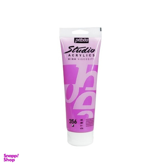 رنگ اکریلیک پبیو مدل studio شماره 356 iridescent violet blue حجم 100 میلی لیتر