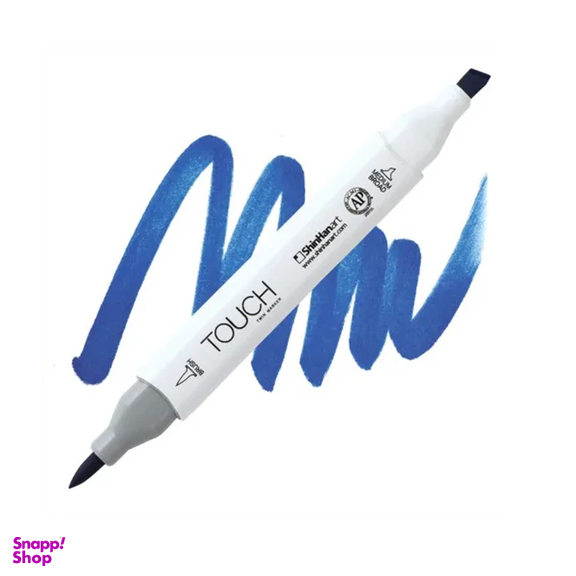 ماژیک تاچ (Touch) بدنه سفید شماره Pb74 Brilliant Blue