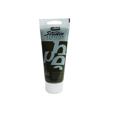 رنگ اکریلیک پبیو (Pebeo) مدل studio شماره 64 raw umber حجم 100 میلی لیتز