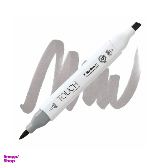 ماژیک تاچ (Touch) بدنه سفید شماره Wg4 Warm Grey