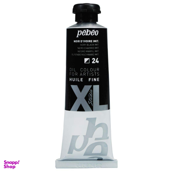 رنگ روغن پبیو (Pebeo) شماره 24 ivory black imit حجم 37 میلی لیتر