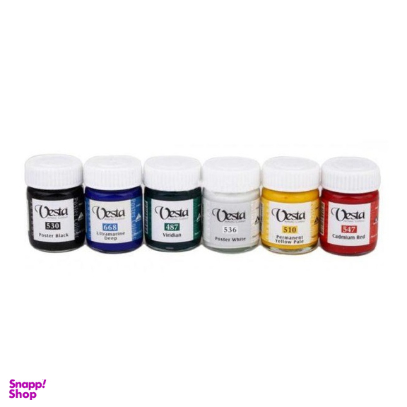 گواش وستا 6 رنگ