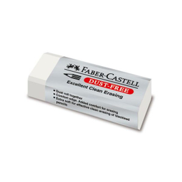 پاکن فابرکاستل (Faber Castell) مدل داست فری رنگ سفید