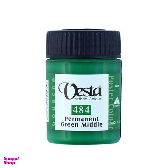 گواش وستا (Vesta) شماره 484 Permanent Green Middle