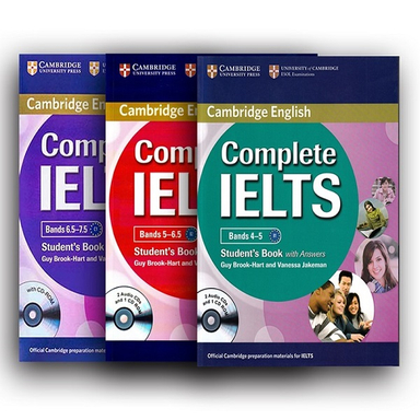 مجموعه 3 جلدی کتاب Cambridge English Complete IELTS انتشارات Cambridge