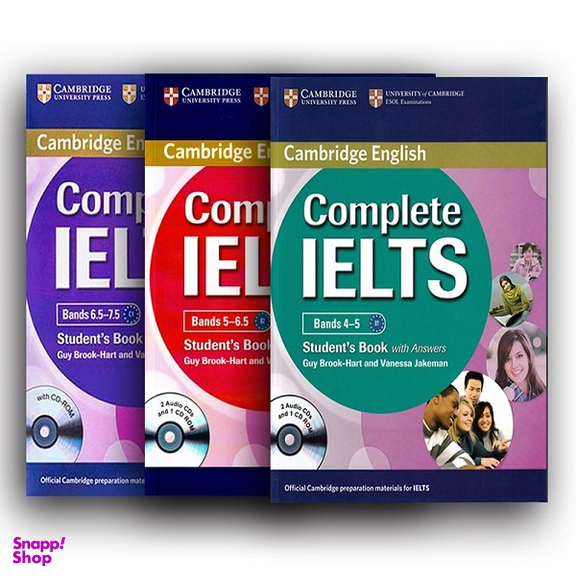 مجموعه 3 جلدی کتاب Cambridge English Complete IELTS انتشارات Cambridge