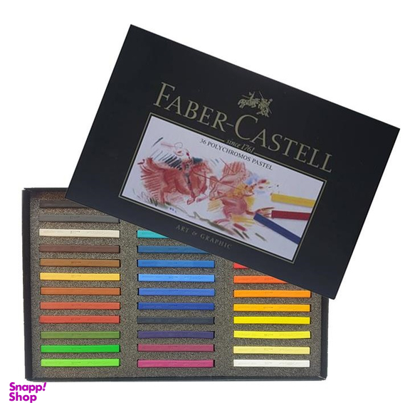 پاستل گچی 36 رنگ فابر کاستل (Faber Castell) مدل Polychromos