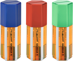 روان نویس نوک نمدی استابیلو (Stabilo) مدل Point 88 Mini بسته 18 عددی