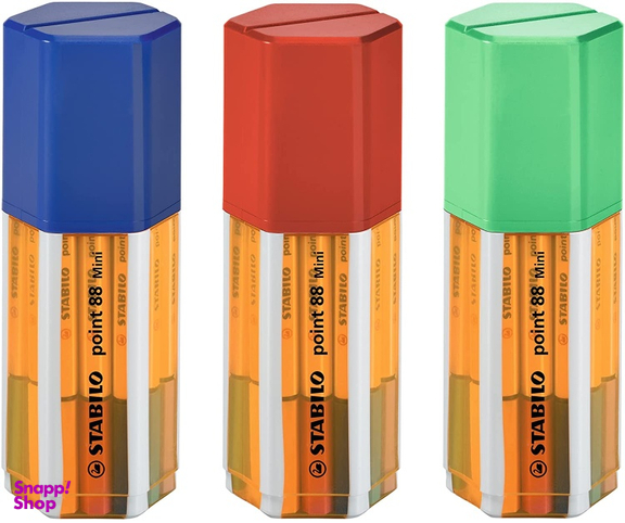 روان نویس نوک نمدی استابیلو (Stabilo) مدل Point 88 Mini بسته 18 عددی