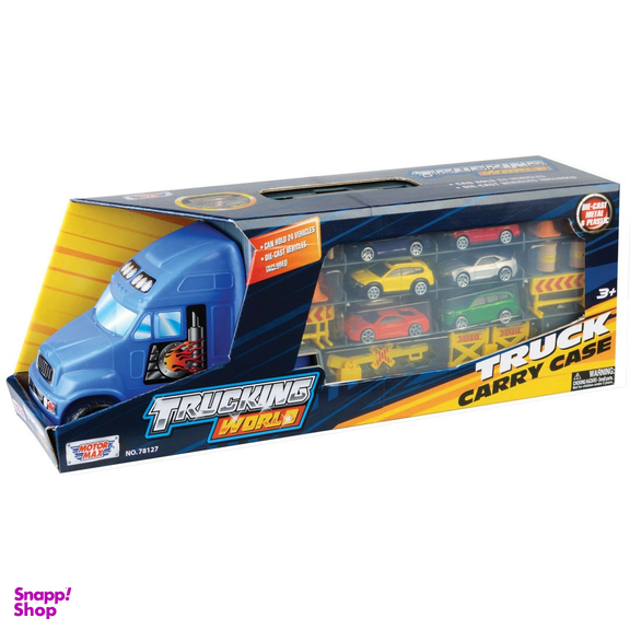 اسباب بازی موتورمکس (Motormax) مدل کامیون حمل ماشین و موتور کد 78127