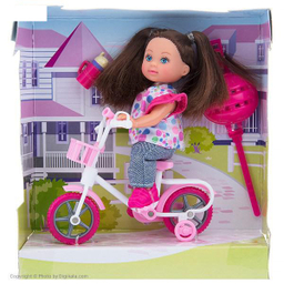 عروسک سیمبا مدل My First Bike Evi Love سایز 2 طرح 4