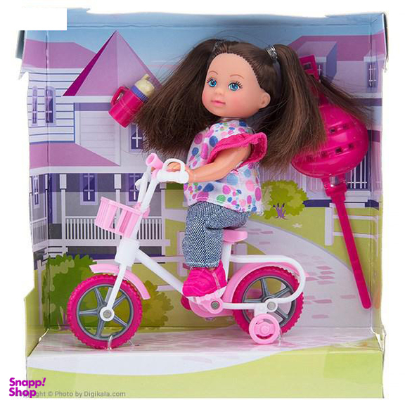 عروسک سیمبا مدل My First Bike Evi Love سایز 2 طرح 4