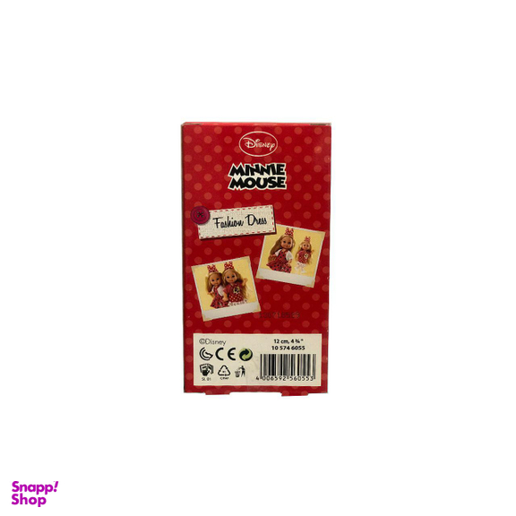عروسک سیمبا مدل Evi Love Minnie Mouse Fashion Dress ارتفاع 12 سانتی متر