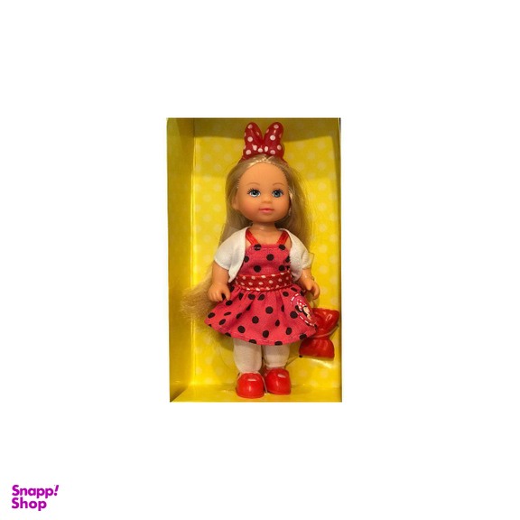 عروسک سیمبا مدل Evi Love Minnie Mouse Fashion Dress ارتفاع 12 سانتی متر