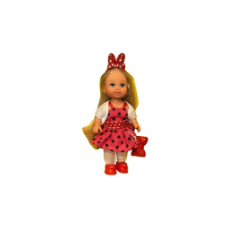 عروسک سیمبا مدل Evi Love Minnie Mouse Fashion Dress ارتفاع 12 سانتی متر