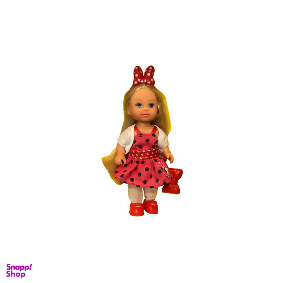 عروسک سیمبا مدل Evi Love Minnie Mouse Fashion Dress ارتفاع 12 سانتی متر
