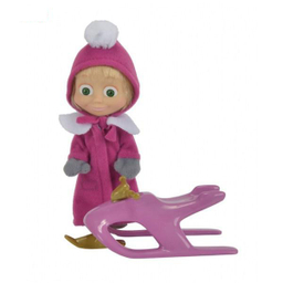 عروسک سیمبا مدل Masha Snow Bob Fun سایز خیلی کوچک