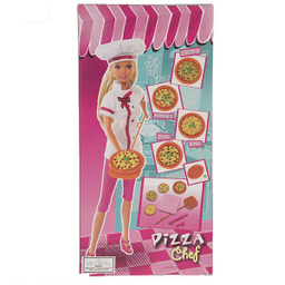 عروسک سیمبا مدل Steffi Love Pizza سایز متوسط